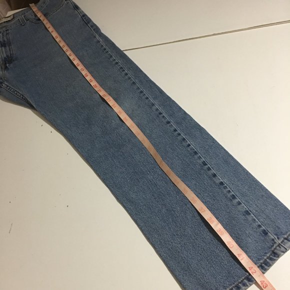 Levi's 505 Regular Fit Mens Jeans Size 36x32 Light Wash - Picture 11 of 11